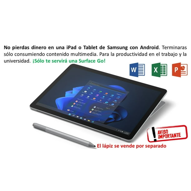 MicroSoft Surface Go (2023) / Tablet y Notebook, Windows 11 | Lider