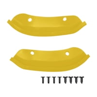 Magideal - 2 Piezas De Parachoques Delantero, Divisor De Labios, Alerón, Cubierta Protectora, Pieza De Repuesto, Accesorios Automotrices, Decoración Exterior, Amarillo