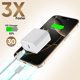 thumbnail image 2 of Enchufe de pared Charger UCCRIE PD tipo C de 20 W con cable de 3 x 6 pies para iPhone 16/15, 2 of 7