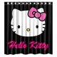 thumbnail image 1 of Cortina de ducha de Hello Kitty, juego de cortinas de baño con ganchos, tamaño 66 x 72 pulgadas, 1 of 3