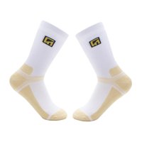 Ioensy - Calcetines De Patinaje Sobre Hielo Calcetines De Patinaje Figura Elástico Para Atletas Trabajadores Estudiantes Blancos