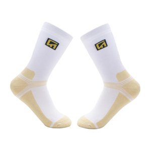 Ioensy - Calcetines De Patinaje Sobre Hielo Calcetines De Patinaje Figura Elástico Para Atletas Trabajadores Estudiantes Blancos