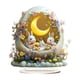 thumbnail image 5 of Ornamento De Conejito De Pascua Decoración De Pascua De Primavera Rústica Para Mesa De Casas Festivas, 5 of 5