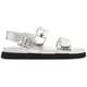 thumbnail image 5 of Sandalia Steve Madden Mona de piel plateada para mujer, talla 6.5US, 5 of 7
