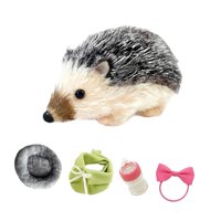 Bothyi - Juguete De Erizo Renacido De 5'' De Silicona Suave Para Regalo De Cumpleaños, Juego De Rol Festivo, Gris Oscuro