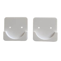 Bothyi - Soporte Adhesivo Para Barra De Cortina De Ducha Para Armario De Casa Hotel Cuadrado Blanco