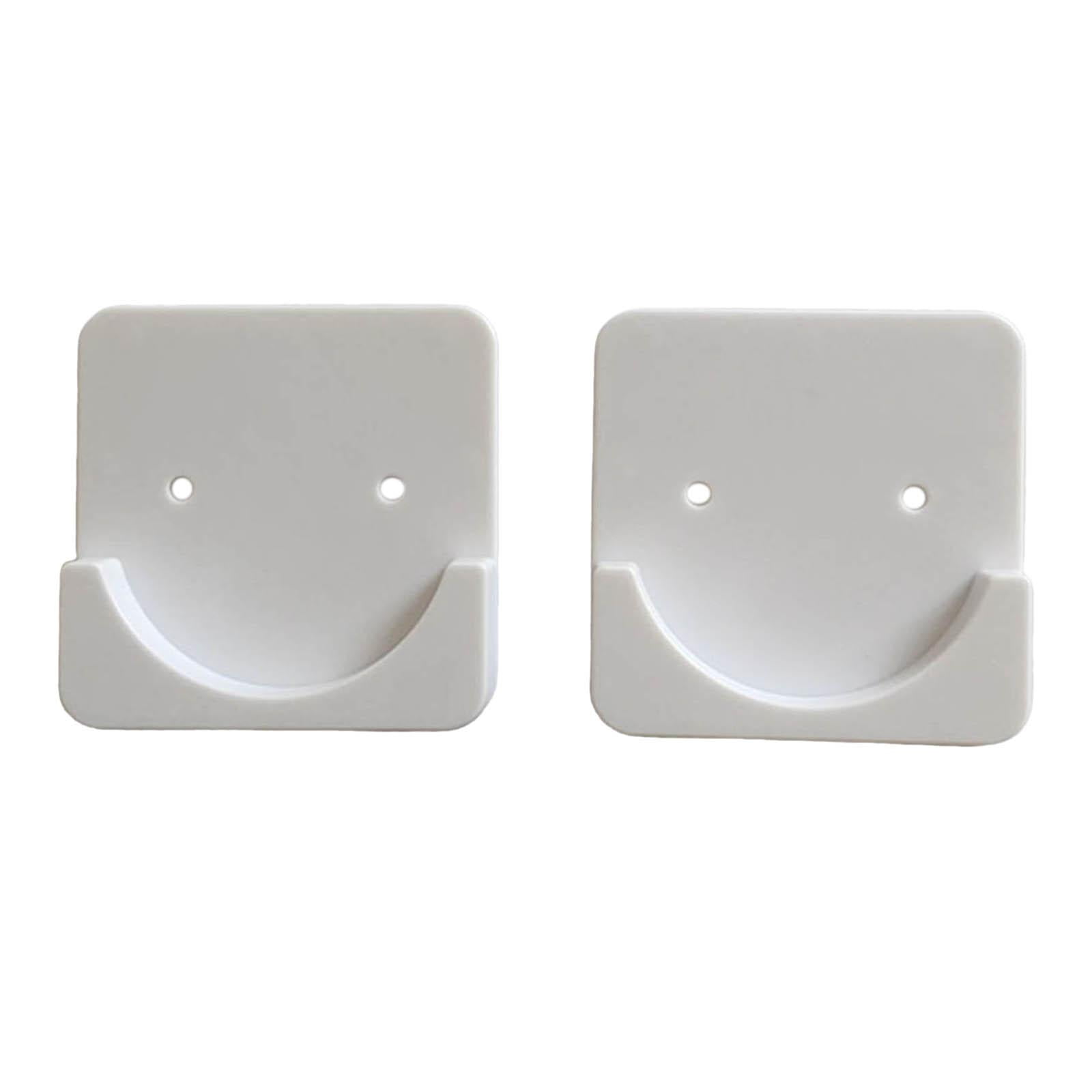 Bothyi - Soporte Adhesivo Para Barra De Cortina De Ducha Para Armario De Casa Hotel Cuadrado Blanco