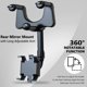 thumbnail image 2 of Soporte para teléfono con espejo retrovisor para coche, giratorio 360°, brazo ajustable, multifuncional, para teléfono y GPS, universal para todos los smartphones., 2 of 5