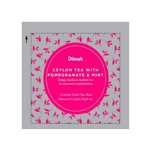 50 Bolsitas Te Negro Ceylon Granada Y Menta Vivid Dilmah