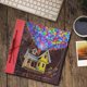 thumbnail image 5 of Álbum de fotos AMAOGE 30 cm – Scrapbook con relieve y tema de globo, 5 of 6