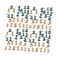 Magideal - Kit De 100 Modelos De Soldados A Escala 1:72, Dioramas, Colección Única, Figuras En Miniatura Para Niños, Para Juegos, Decoración De Casas De Muñecas.
