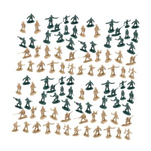 Magideal - Kit De 100 Modelos De Soldados A Escala 1:72, Dioramas, Colección Única, Figuras En Miniatura Para Niños, Para Juegos, Decoración De Casas De Muñecas.