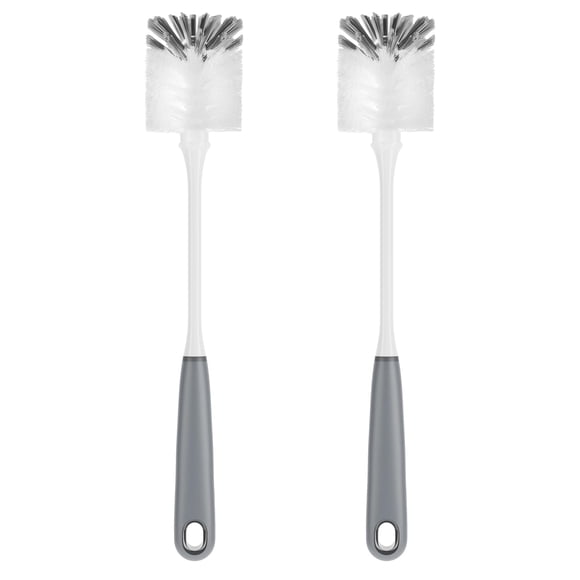 Cepillo para botellas MR.SIGA, exfoliante flexible de mango largo, paquete de 2
