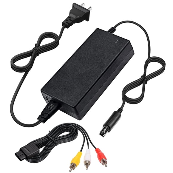 Set de fuente de alimentación y cable AV para Nintendo Gamecube - Koubare
