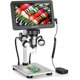 thumbnail image 1 of Microscopio Digital Dcorn 1200X 12MP 7 LCD 1080P USB, 1 of 3