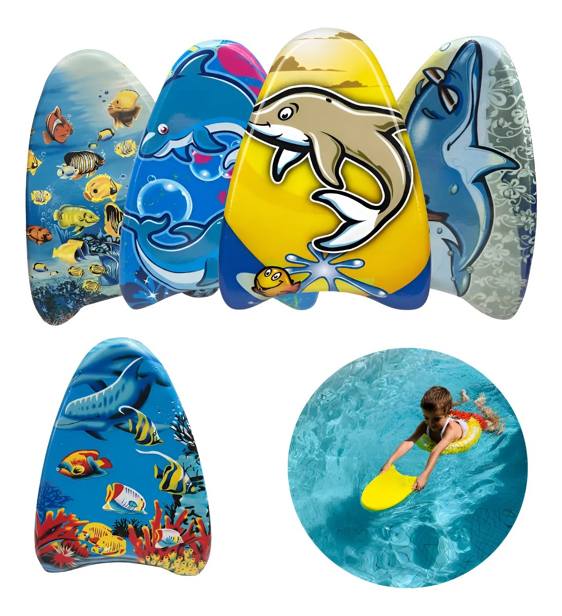 Linea Sport - Tabla Flotadora Natación Infatil Aprendizaje Playa Piscina