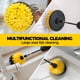 thumbnail image 2 of Juego de cepillos de limpieza Holikme Power Scrubber, paquete de 6, amarillo, 2 of 7