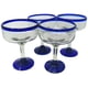 thumbnail image 1 of Set de gafas Margarita Dos Sueños, vidrio soplado a mano mexicano, 1 of 7