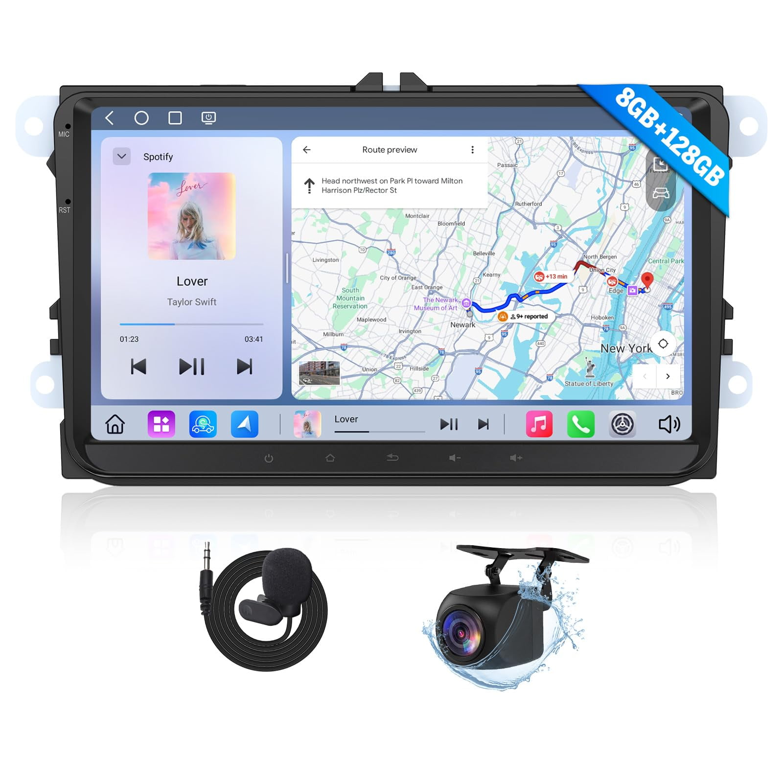 Equipo De Audio Para Auto Eonon Vwx6s-pro 8gb+128gb Para Volkswagen Vw Jetta