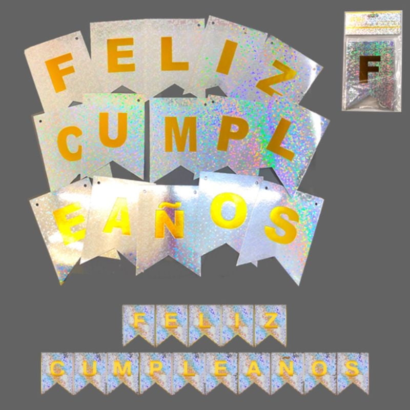 Banderín Fc Plateado Party Express