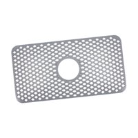 Bothyi - Alfombrilla De Silicona Para Fregadero, Reutilizable, Antideslizante, Para Drenaje, Protector Multiusos Para Fregadero, Color Gris