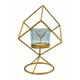thumbnail image 3 of Portavela candelabro metal dorado con vaso 14x20cm, 3 of 3
