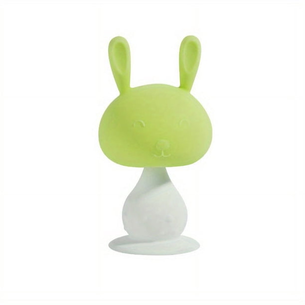 Baby Teething Mushroom Head Cute Frog Soothing Teething Silicone Grinding Stick Baby Teething Baby Teething Gum
