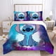 thumbnail image 1 of Stitch Bedding Duvet Cover Anime Bedding Sets 3D Printed Lightweight 3 Pieces Comforter Cover Sets, 1 of 5