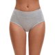 thumbnail image 1 of CURVY GLAM Bragas de Mujer Regreso a Clases Cintura Alta Control de Abdomen Color Sólido Cobertura Completa Gris L, 1 of 5