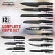 thumbnail image 2 of Granitestone Nutriblade 12Piece Santoku Knives, High Grade, 2 of 3