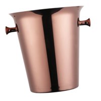 Bothyi - Cubo De Enfriamiento De Vino, Tina De Almacenamiento De Acero Inoxidable De 5L Para Fiestas De Pub, Restaurante, Oro Rosa