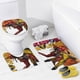 thumbnail image 4 of Deadpool y Wolverine-theme 4-Piece Shower Curtain Set with Rugs, Waterproof Bathroom Decor Set Includes Bath Mat, U-Shaped Rug, Toilet Lid Cover and Curtain with Hooks, 4 of 6