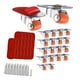 thumbnail image 1 of 20 Ruedas Giratorias Resistentes Con Placa Para Carros Y Muebles, 1 of 3