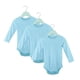 thumbnail image 1 of Set de 3 Bodys Celeste Talla 6-9M, 1 of 1