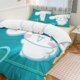 thumbnail image 1 of Cinnamoroll Quilt Set Thicken Soft 3 Pieces Bedding Set All Season Duvet Cove with 2 Pillowcases for Adult Women Girls Teens Home Room Decor, 1 of 5