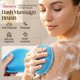 thumbnail image 2 of Esponja corporal silicona 3 pack exfoliante suave piel sensible imprescindible ducha, 2 of 7