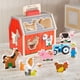 thumbnail image 3 of Granero de clasificación de juguetes Melissa & Doug de madera con 10 piezas de granja, 3 of 7