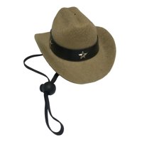Magideal - Sombrero De Disfraz Para Mascotas, Sombrero De Vaquero Para Perro, Gorra Ajustable Para Cosplay De Mascotas, Para Fiesta Temática, Actuación De Hallow Caqui
