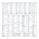 thumbnail image 2 of Divisores Organizadores De Cajones De Maquillaje Versátiles Transparentes Para Joyas Juego De 25, 2 of 5