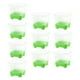 thumbnail image 1 of 10x Macetas Para Vivero Macetas Para Plantas Bonsai Interior Exterior Flor Verde, 1 of 5