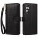 thumbnail image 2 of Funda Billetera Floral en Relieve samsung galaxy A14 4G con Tarjetero y Cremallera Negro, 2 of 6