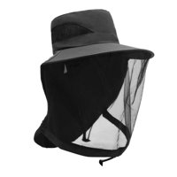 Ioensy - Red De Apicultura Para Sombreros, Ideal Para Adultos, Jardinería, Senderismo, Escalada, Color Negro