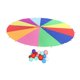 thumbnail image 5 of Sombrilla Arcoíris De Playa Con Pelotas, Juguete De Paracaídas Arcoíris Para Deportes De Desarrollo, 5 of 5