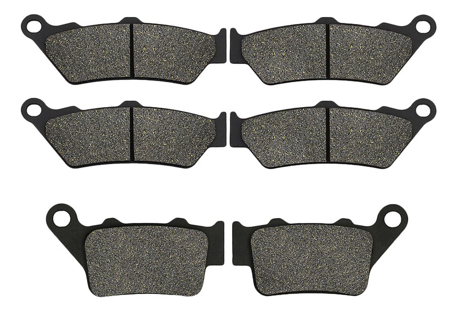 Genérico - Pastillas Freno Delanteras + Traseras Yamaha Xt660Z (08-17)