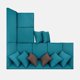thumbnail image 5 of SOFA SECCIONAL DIVEAN 5 CUERPOS  TURQUEZA, 5 of 11