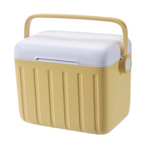 Ioensy - Nevera Portátil Térmica De 6 L Con Retención De Frío/Calor Para Fiestas Y Barbacoas, Color Amarillo Crema