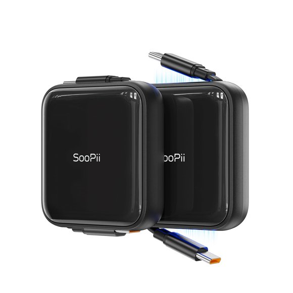 Cable USB‑C Retráctil SOOPII 240W 1 m (2 unidades)