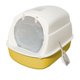 thumbnail image 2 of Caja De Arena Para Gatos Con Tapa, Duradera, Antisalpicaduras, Bandeja De Arena Para Gatos Con Capucha, Color Amarillo, 2 of 5