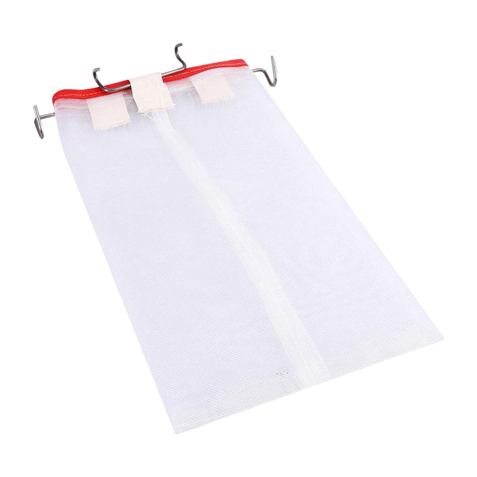 Magideal - Colador De Reutilizable, Bolsa De Red De , Colador De , Bolsa De De Fondant Para Alimentos Con Ganchos, Bolsas De ,