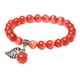 thumbnail image 5 of Pulsera De Piedras Preciosas Naturales Cuentas Redondas De Cristal Piedra De Ojo De Gato Naranja, 5 of 5